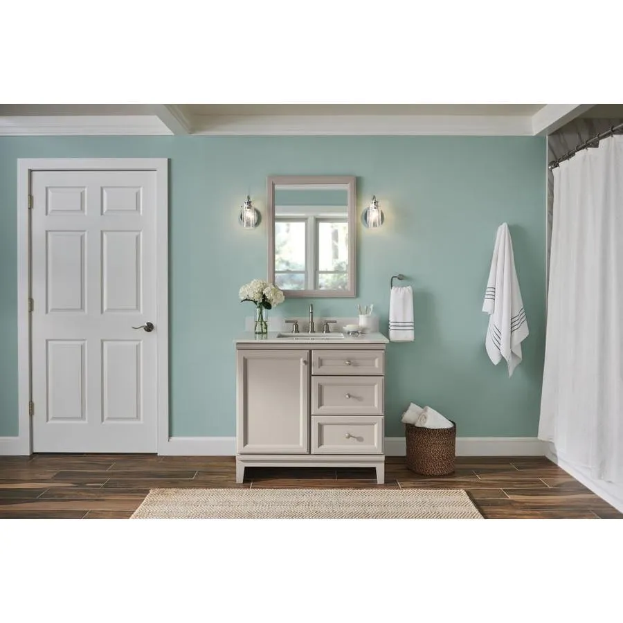 Diamond FreshFit Calhoun 36-in Cloud Gray Bathroom Vanity Cabinet, photo 2 of 15