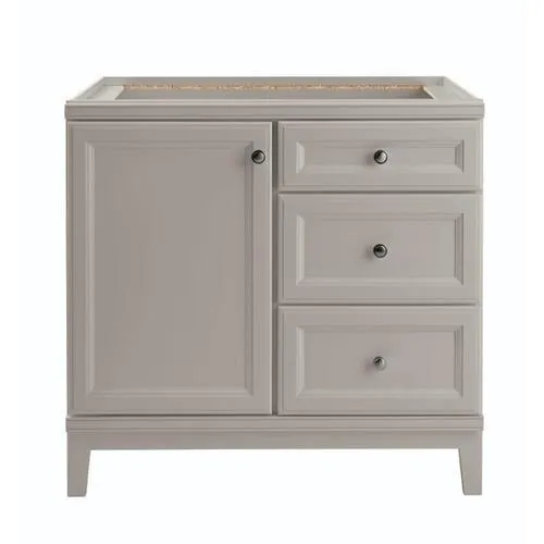 Diamond FreshFit Calhoun 36-in Cloud Gray Bathroom Vanity Cabinet, photo 12 of 15