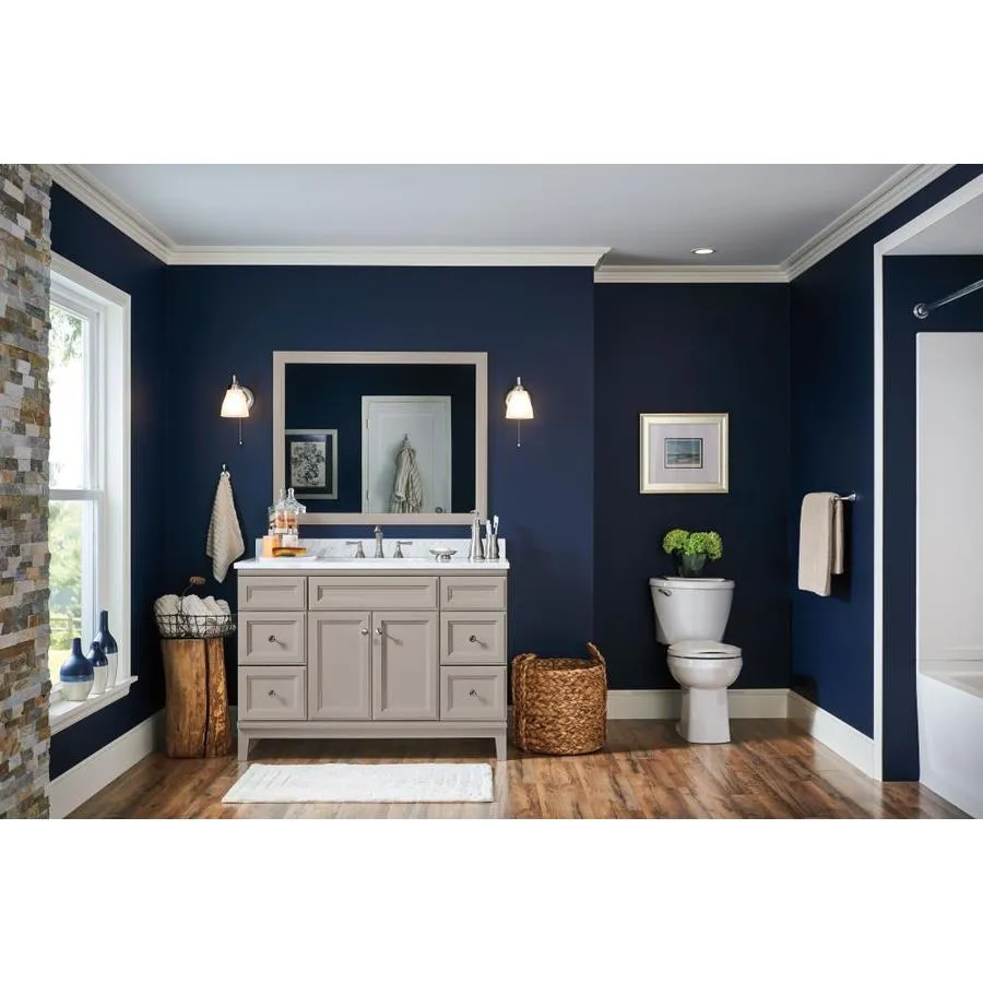 Diamond FreshFit Calhoun 48-in Cloud Gray Bathroom Vanity Cabinet, photo 3 of 15
