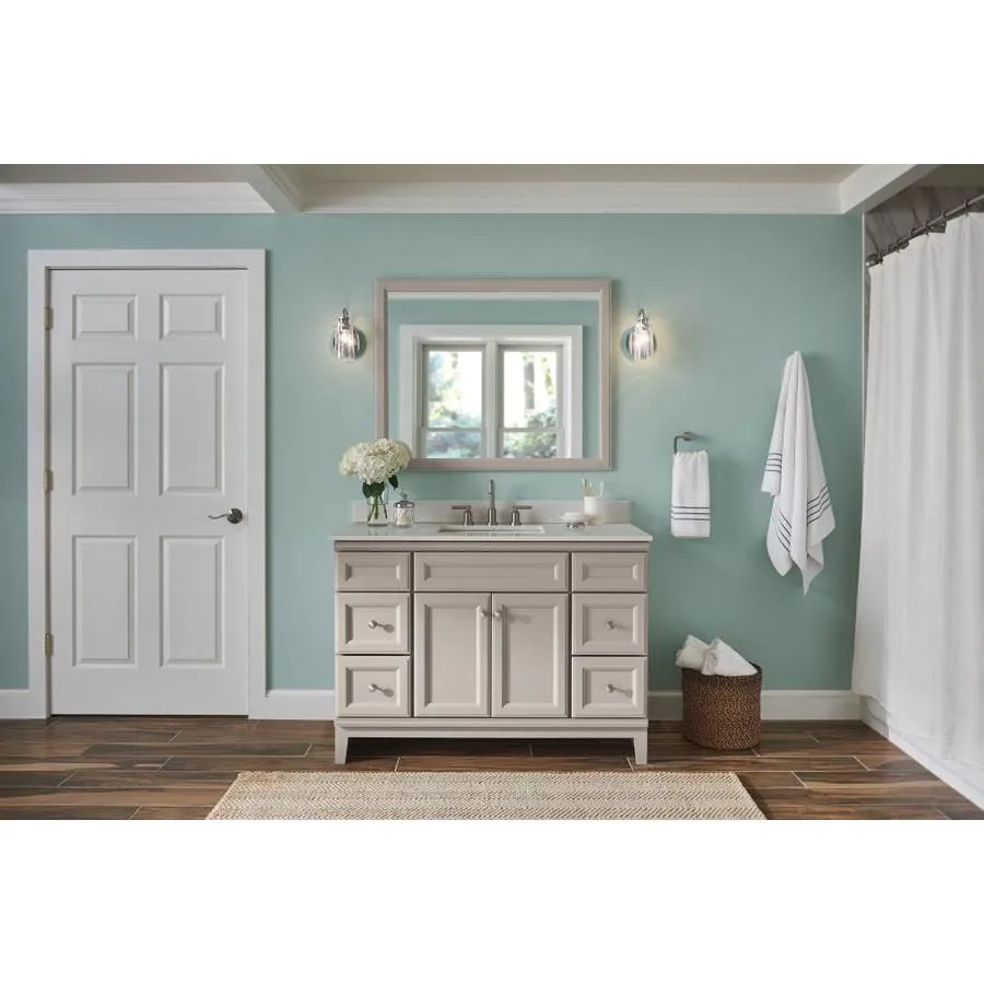 Diamond FreshFit Calhoun 48-in Cloud Gray Bathroom Vanity Cabinet, photo 4 of 15