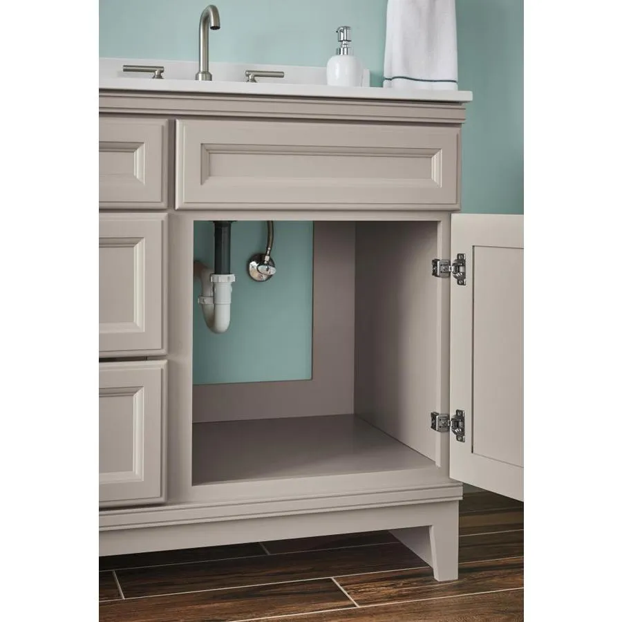 Diamond FreshFit Calhoun 60-in Cloud Gray Bathroom Vanity Cabinet, photo 4 of 14