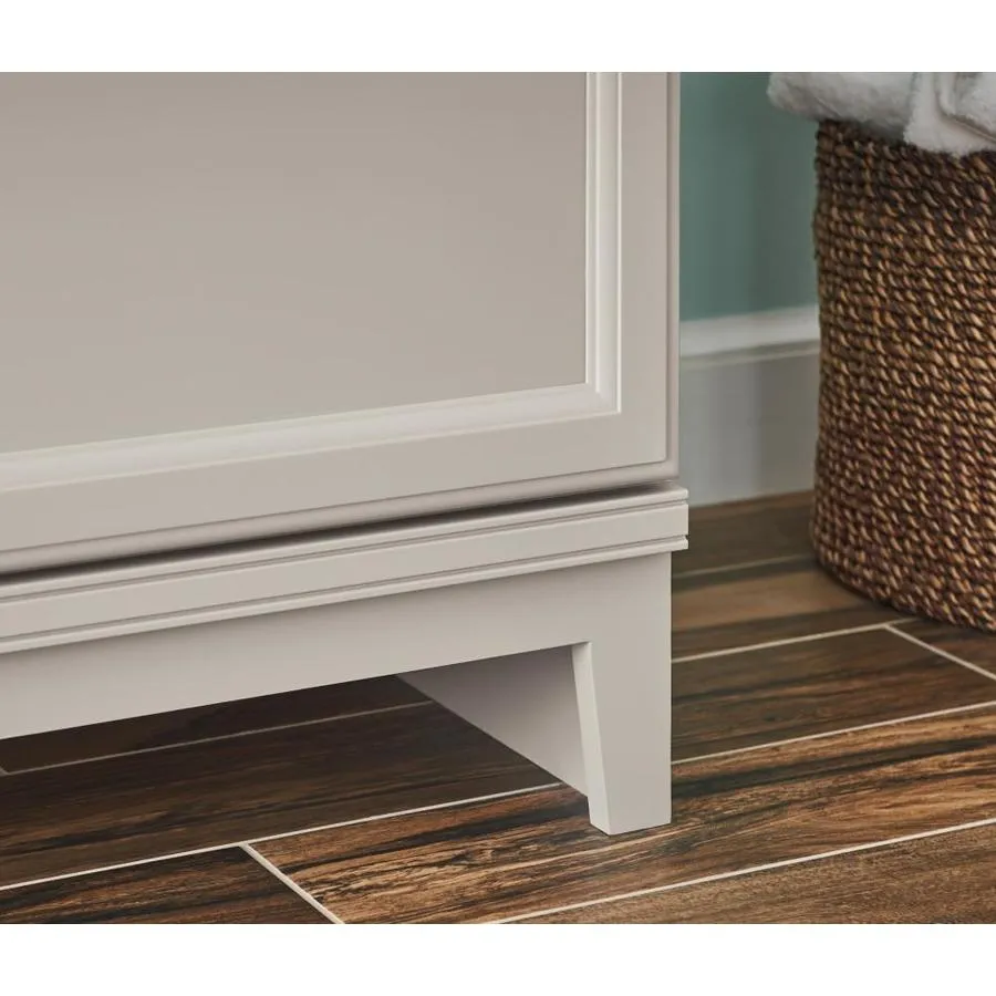 Diamond FreshFit Calhoun 60-in Cloud Gray Bathroom Vanity Cabinet, photo 9 of 14