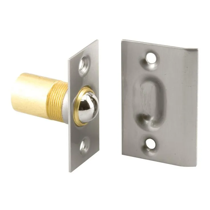 11/16 in. Solid Brass Housing and Plates w/Steel Ball Catch and Inner Spring for Hinged Doors, photo 5 of 6