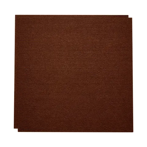 20-Piece Peel-and-Stick Commercial Carpet Tiles – Dark Brown