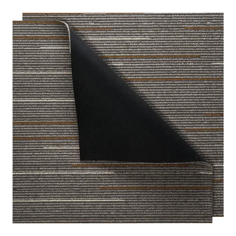 24-Piece Reusable Commercial Carpet Tiles – Dark Brown
