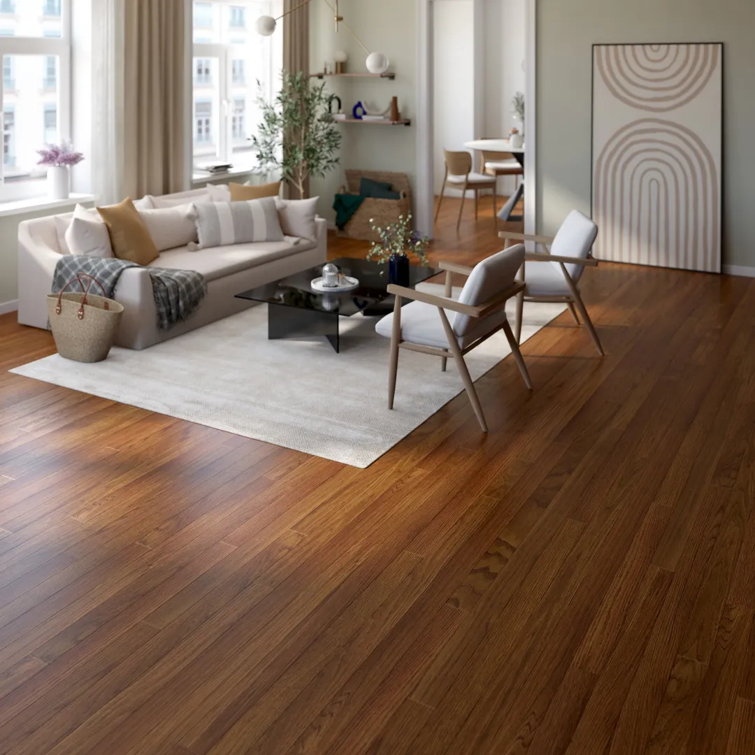 Bruce Frisco Fawn Oak 3/4-in T x 2-1/4-in W Smooth/Traditional Solid Hardwood Flooring ( 20-sq ft / Carton ), photo 3 of 19
