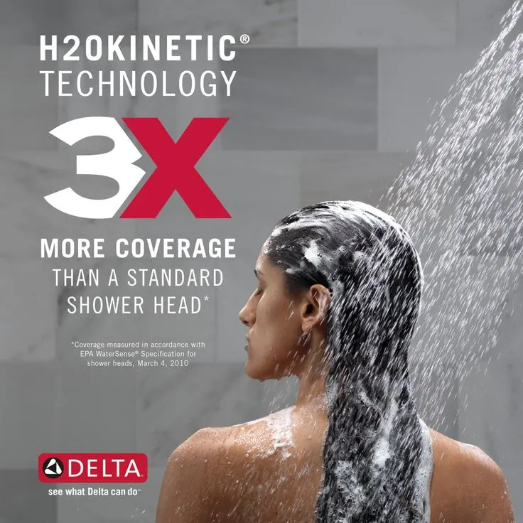 Delta Universal Showering Components Matte Black 5-Spray Dual Shower Head 1.75-GPM (6.6-LPM), photo 4 of 8