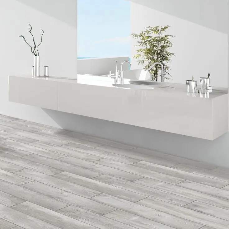 Florida Tile Home Collection Alaskan Powder 8 in. x 36 in. Porcelain Floor and Wall Tile (367.2 sq. ft./ pallet), photo 10 of 10