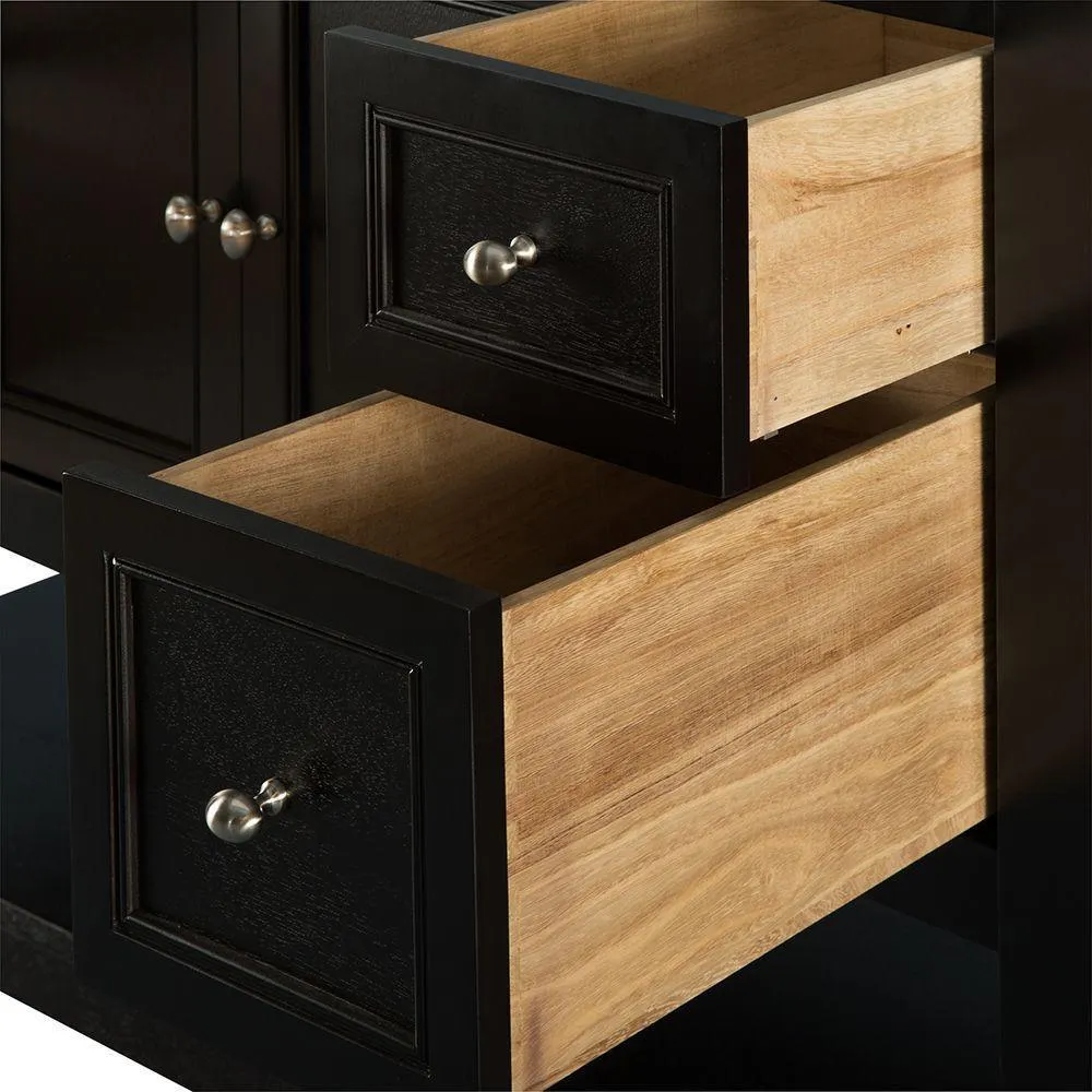 Gazette 48 in. W Bath Vanity Cabinet Only in Espresso, photo 11 of 26