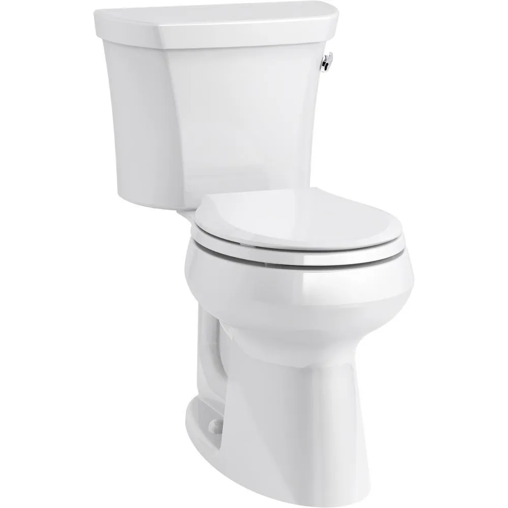 Cachet Quiet-Close Round Closed Front Toilet Seat with Grip-Tight Bumpers in White, photo 10 of 18