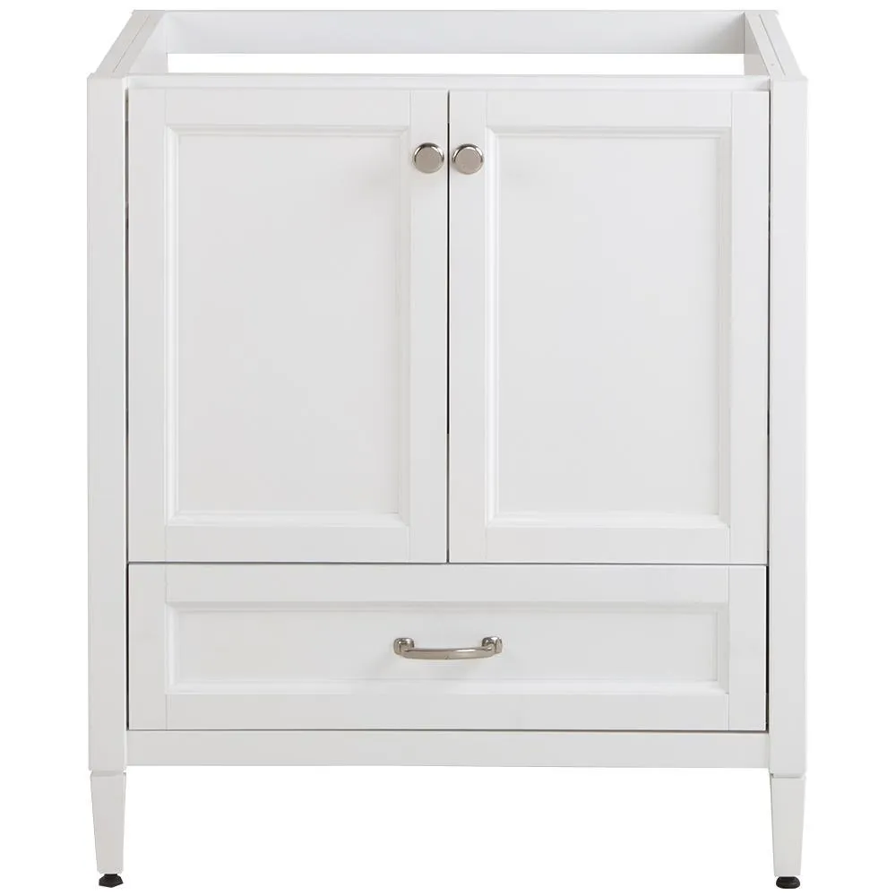 Claxby 48 in. W x 34 in H x 22 in. D Bath Vanity Cabinet Only in Cream, photo 21 of 34