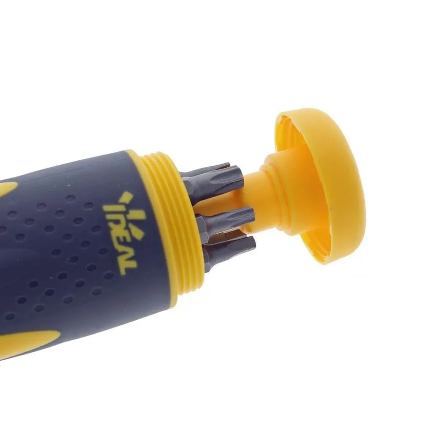 IDEAL 21-Piece Plastic Handle Ratcheting 1/4-in Phillips Multi-Bit Screwdriver Set, photo 2 of 10