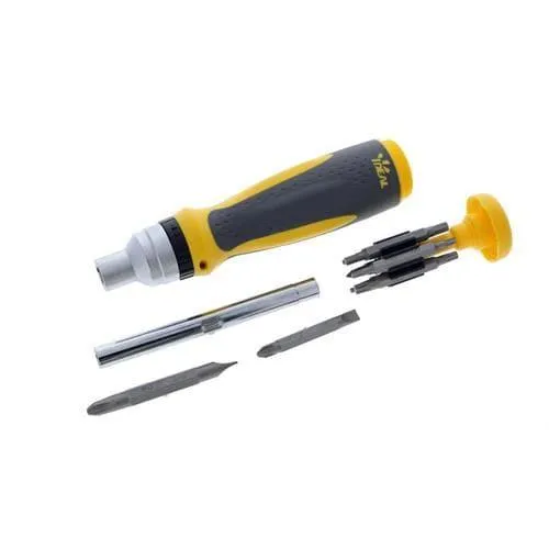IDEAL 21-Piece Plastic Handle Ratcheting 1/4-in Phillips Multi-Bit Screwdriver Set, photo 10 of 10