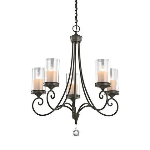 Laurel 5-Light Shadow Bronze Chandelier