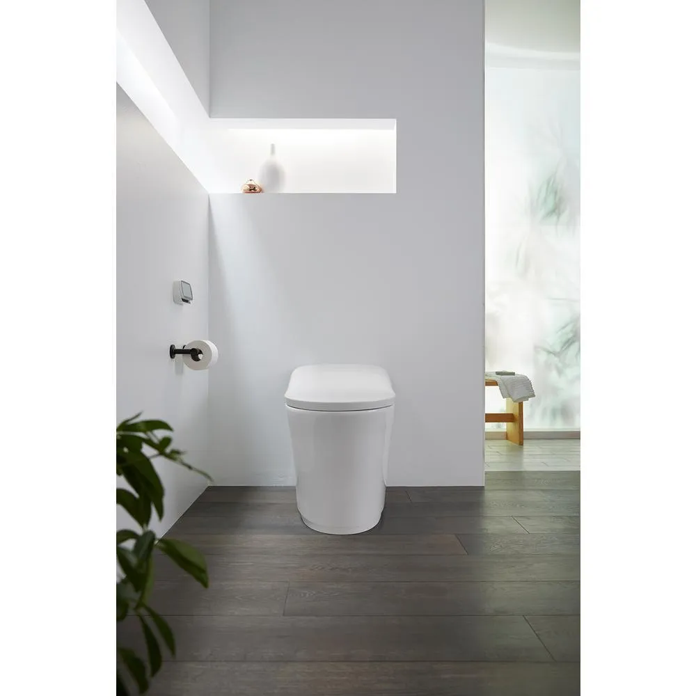 Eir 1-Piece 0.8 or 1.0 GPF Dual Flush Elongated Toilet in White, Seat Included, photo 9 of 9