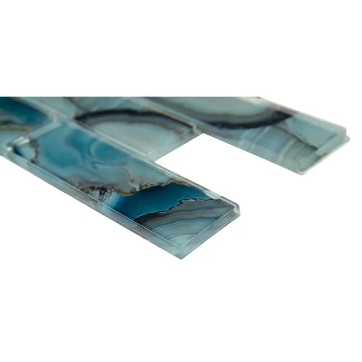 MSI Night Sky Subway 11.81 in. x 11.81 in. x 8mm Textured Glass Mesh-Mounted Mosaic Tile (9.7 sq. ft./Case), photo 7 of 7