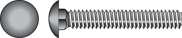 Hillman 3/8 in. x 5-1/2 in. Zinc-Plated Steel Carriage Bolt, 50-Pack, photo 2 of 2