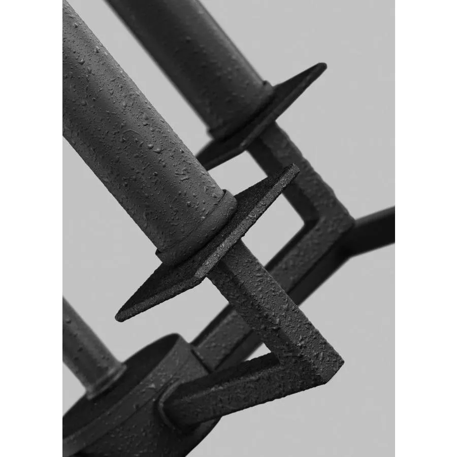Sea Gull Lighting Perryton Blacksmith Transitional Square Pendant Light, photo 4 of 7