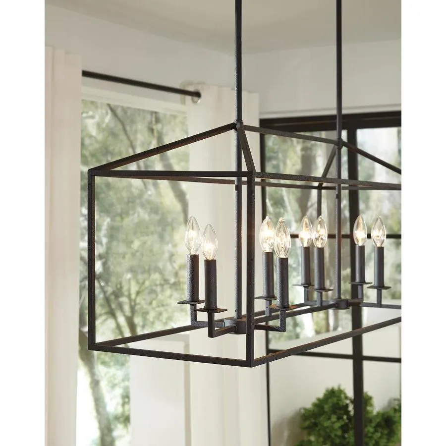 Sea Gull Lighting Perryton Blacksmith Traditional Linear Kitchen Island Light, photo 3 of 11
