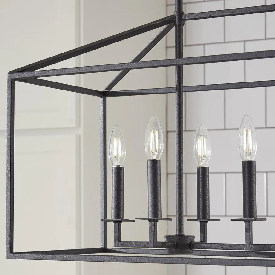 Sea Gull Lighting Perryton Blacksmith Traditional Linear Kitchen Island Light, photo 5 of 11