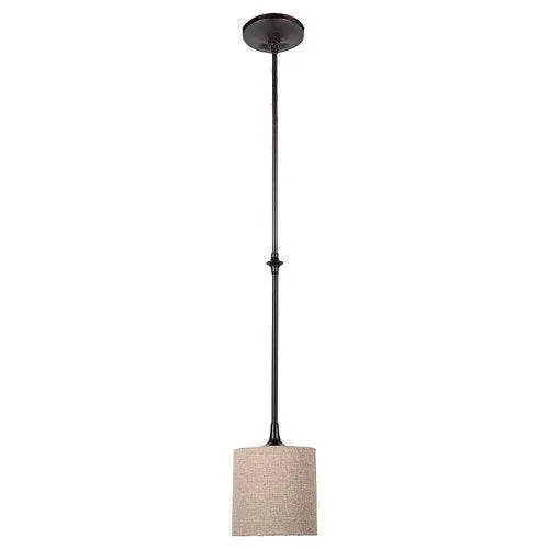 Sea Gull Lighting Stirling Brushed Nickel Modern/Contemporary Drum Pendant Light, photo 2 of 2