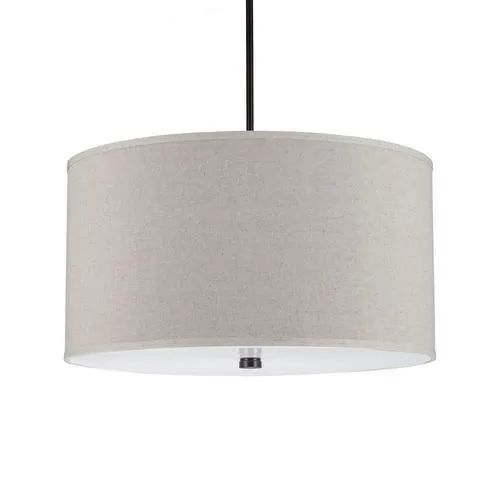 Sea Gull Lighting Dayna Brushed Nickel Modern/Contemporary Drum Pendant Light, photo 2 of 2