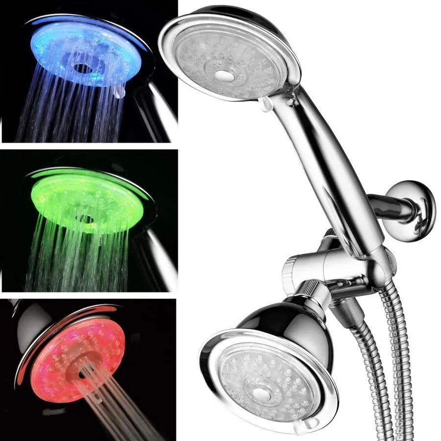 HotelSpa Chrome 24-Spray Dual Shower Head 2.5-GPM (9.5-LPM), photo 2 of 8