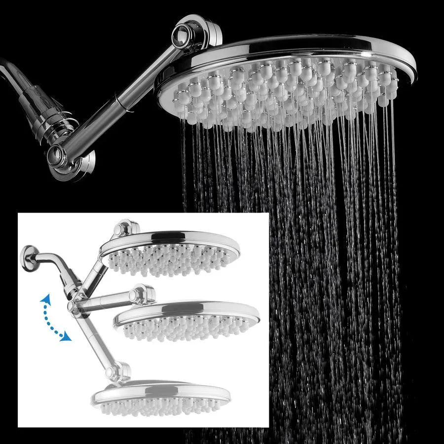 HotelSpa High Pressure Chrome 1-Spray Rain Shower Head 2.5-GPM (9.5-LPM), photo 5 of 11