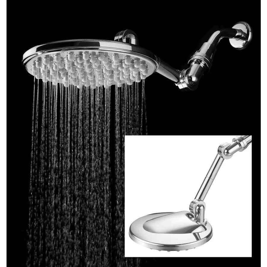 HotelSpa High Pressure Chrome 1-Spray Rain Shower Head 2.5-GPM (9.5-LPM), photo 4 of 11