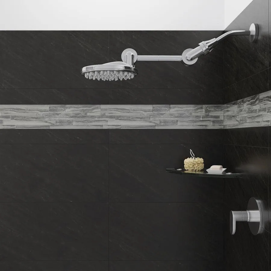 HotelSpa High Pressure Chrome 1-Spray Rain Shower Head 2.5-GPM (9.5-LPM), photo 2 of 11