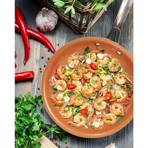 Ti-Ceramic Nonstick Coating Cookware Set with Utensils