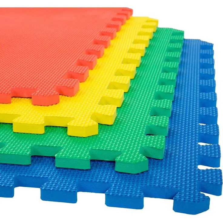 Foam Mat Floor Tiles, Interlocking EVA Foam Padding by Stalwart ? Soft Flooring for Exercising, Yoga, Camping, Kids, Babies, Playroom ? 4 Pack, photo 6 of 7