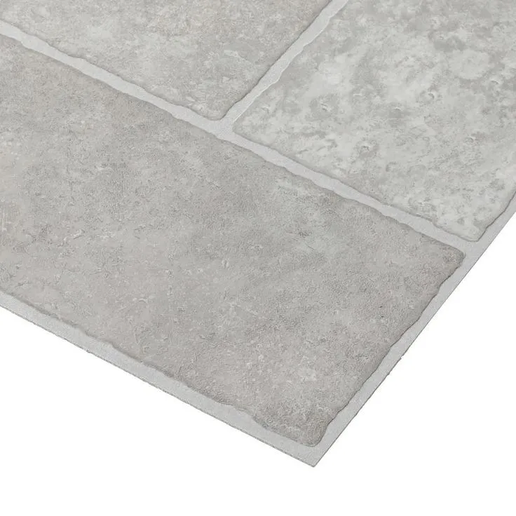 TrafficMASTER Bodden Bay 12 in. x 12 in. Grey Peel and Stick Vinyl Tile (30 sq. ft. / case), photo 6 of 7