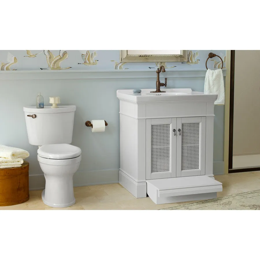 American Standard Portsmouth 30-in White Bathroom Vanity Cabinet, photo 4 of 12