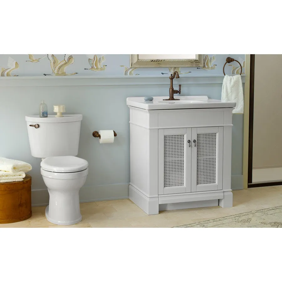 American Standard Portsmouth 30-in White Bathroom Vanity Cabinet, photo 3 of 12