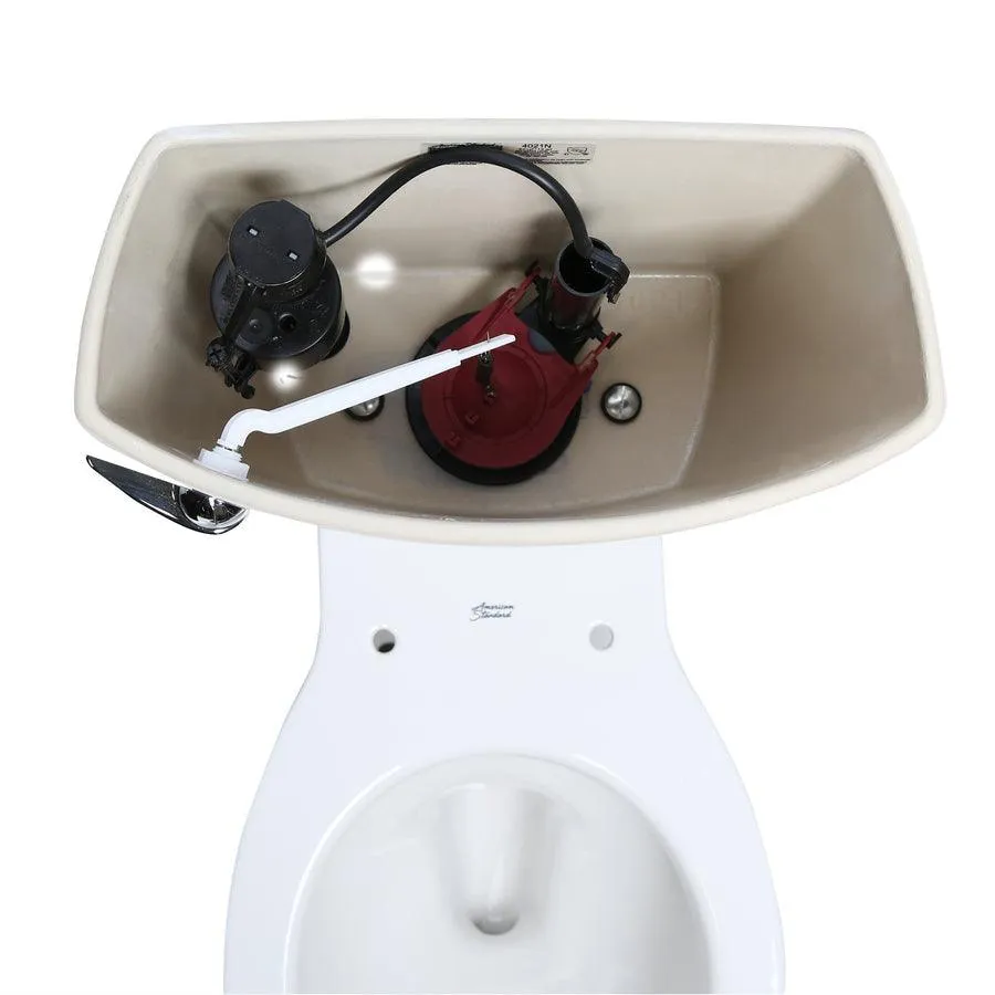 American Standard Cadet 3 White Round Standard Height 2-Piece Toilet, 12-in Rough-In, photo 3 of 14