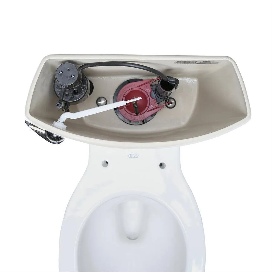 American Standard Cadet 3 White Round Standard Height 2-Piece Toilet, 10-in Rough-In, photo 3 of 13