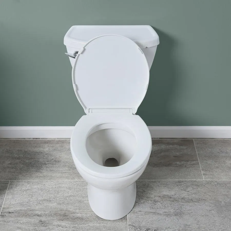 American Standard Cadet 3 White Round Standard Height 2-Piece Toilet, 10-in Rough-In, photo 2 of 13