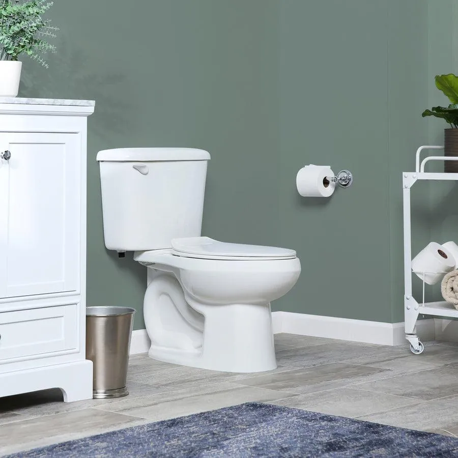 American Standard Colony White Elongated Standard Height 2-Piece Toilet, 10-in Rough-In, photo 2 of 14
