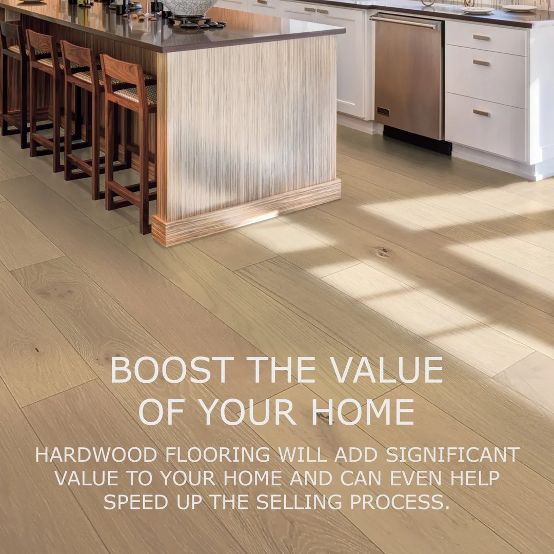 Element Flooring Stoneboro Greenwood European white oak 3/8-in T x 7-1/2-in W Wirebrushed Engineered Hardwood Flooring ( 39.06-sq ft / Carton ), photo 3 of 15