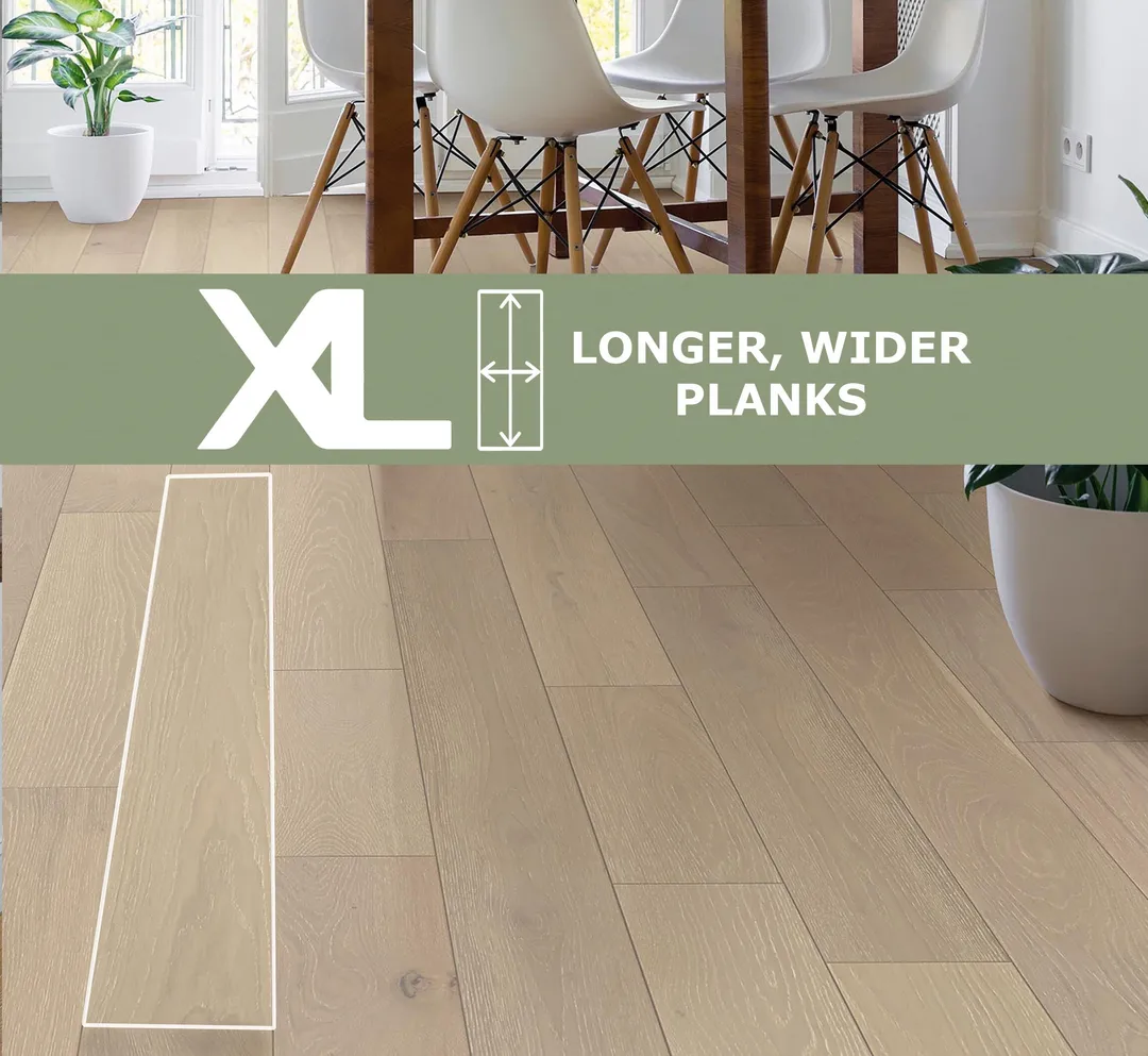 Element Flooring Stoneboro Dameron European white oak 3/8-in T x 7-1/2-in W Wirebrushed Engineered Hardwood Flooring ( 34.36-sq ft / Carton ), photo 2 of 15