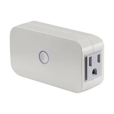 Smart Dual Plug Indoor Wi-Fi 3-Prong 2-Outlets Amazon Alexa and Google Asst
