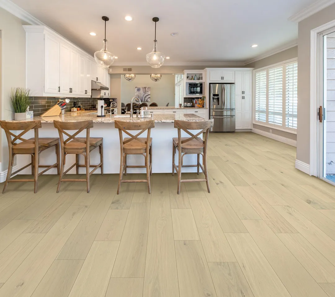 Element Flooring Irving Park Coster European white oak 9/16-in T x 8-33/50-in W Wirebrushed Engineered Hardwood Flooring ( 31.25-sq ft / Carton ), photo 14 of 15