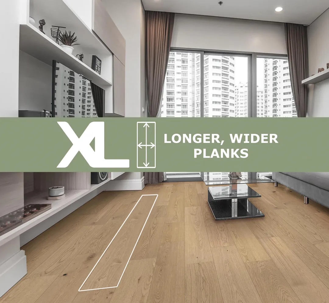 Element Flooring Irving Park Nairn European white oak 9/16-in T x 8-33/50-in W Water Resistant Wirebrushed Engineered Hardwood Flooring ( 31.25-sq ft / Carton ), photo 2 of 15