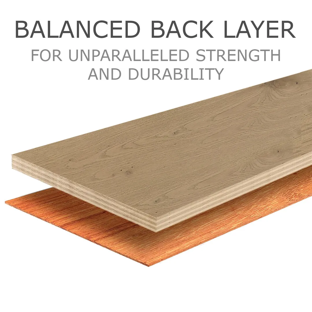 Element Flooring Irving Park Nairn European white oak 9/16-in T x 8-33/50-in W Water Resistant Wirebrushed Engineered Hardwood Flooring ( 31.25-sq ft / Carton ), photo 11 of 15