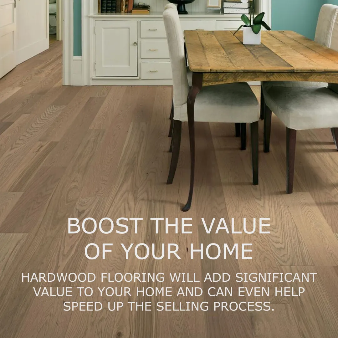 Element Flooring Stoneboro Gideon European white oak 3/8-in T x 7-1/2-in W Wirebrushed Engineered Hardwood Flooring ( 34.36-sq ft / Carton ), photo 3 of 15