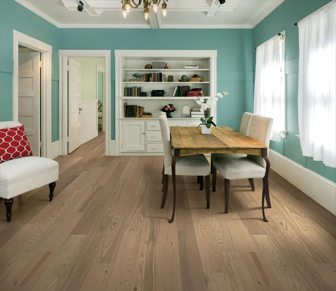 Element Flooring Stoneboro Gideon European white oak 3/8-in T x 7-1/2-in W Wirebrushed Engineered Hardwood Flooring ( 34.36-sq ft / Carton ), photo 14 of 15