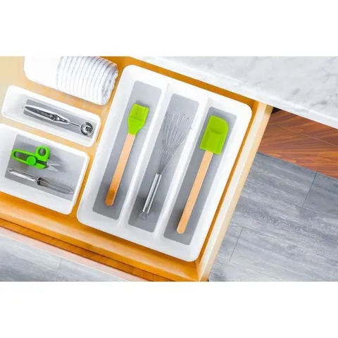 14.98 × 12.09 in Plastic Cutlery Insert Drawer Organizer