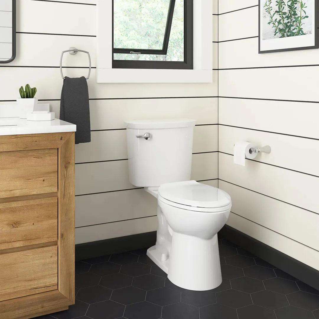 American Standard Homestead VorMax White WaterSense Elongated Chair Height 2-Piece Toilet, 12-in Rough-In (ADA Compliant), photo 14 of 17