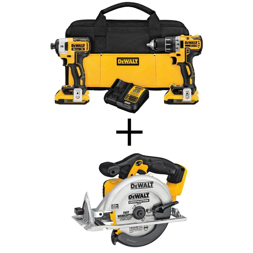 DEWALT 20-Volt Max Lithium-Ion Cordless Combo Kit (10-Tool) w/ (2) Batteries 2.0Ah, Charger & Tool Bag, photo 37 of 41